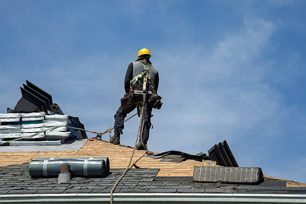 Professional Roof Installation technician working in Ihlen, MN